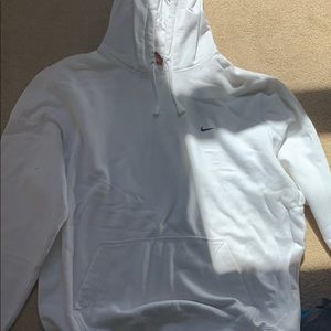 White hoodie Nike